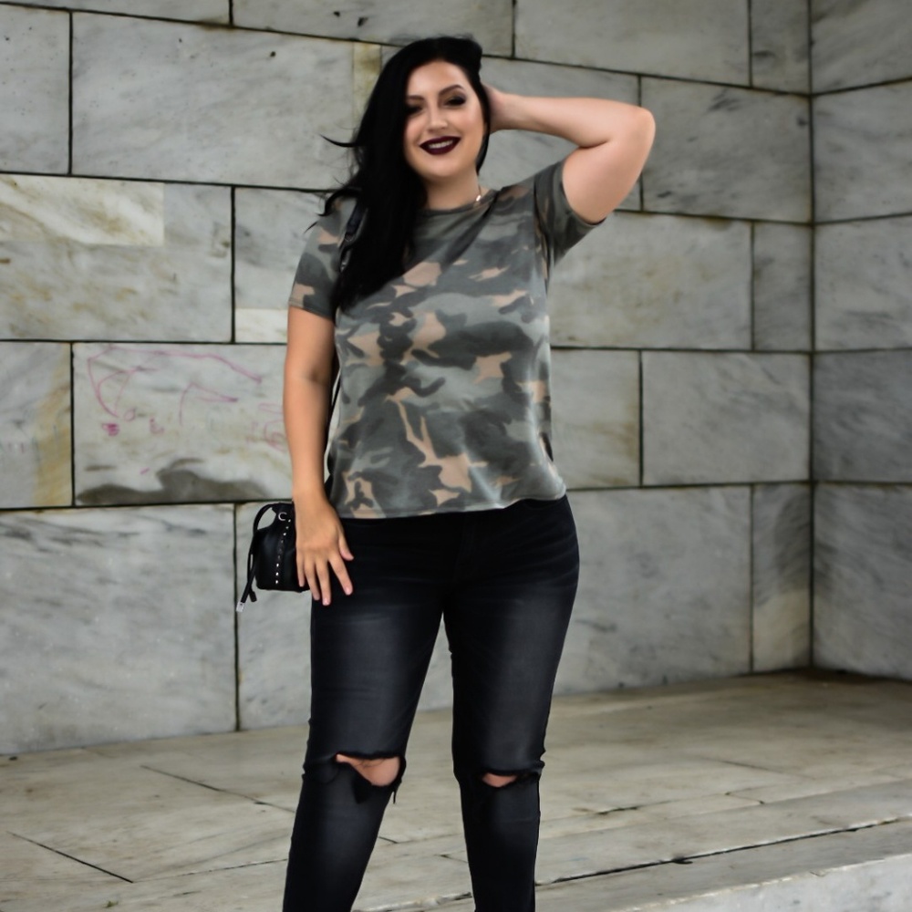 CAMO SLASH TEE - Picture 3 of 8